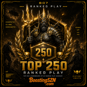 COD BO7 RANKED PLAY TOP 250 ACCOUNT